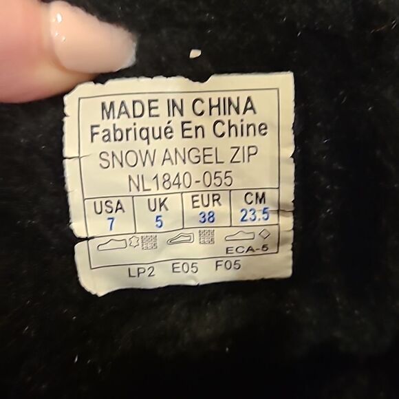 Sorel snow angle zip womens gray and black winter boots size 7 - Picture 4 of 10